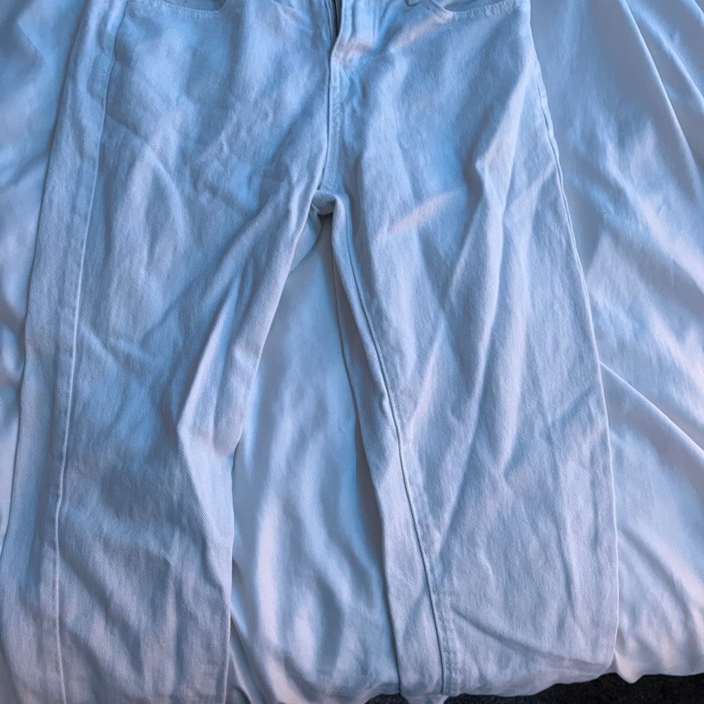 SHEIN, 11/12Y, white denim jeans
